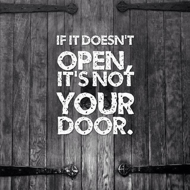 ドアを開かなければそのドアはあなたのドアにならない